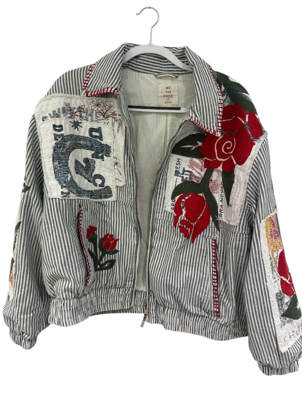 Free People We The Free Novelty Birdie Jacket $298! NEW - Picture 3 of 5